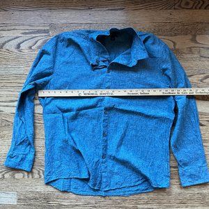 Linen Blend Button Down Shirt